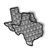 Abortion Texas (4.25" x 4" Vinyl Sticker -- Pack of Two!)