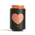 Abortion Heart - Peach/Papaya (Black Can Cooler)