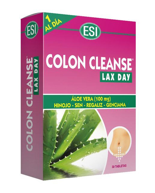 30 tabletas depurativas colon cleanse aloe vera esi