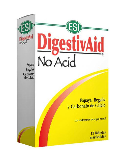 Tabletas masticables para la acidez digestivaid no acid esi