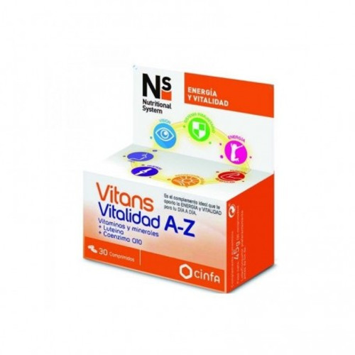 CINFA NS Vitans vitalidad A-Z 30 comprimidos