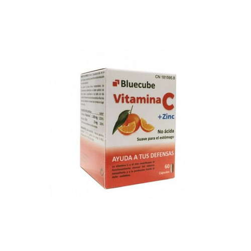 VITAMINA C  ZINC BLUECUBE 60 CAPSULAS