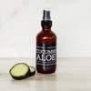 Cooling, soothing, restorative + hydrating with 300mg of CBD! Perfect for every skin type including oily, dry, sensitive and acne. Nano technology provides the perfect source of full spectrum CBD for optimal absorption in our newest facial toner. Organic Cucumber Hydrosol has a plethora of benefits from the natural occuring vitamin C, caffeic acid and silica, which aids in reduction of puffiness (eyes), firming sagging skin, along with the ability to reduce redness and irritation. Add the remarkable, vitamin rich CBD and you have another effective tool to combat aging!