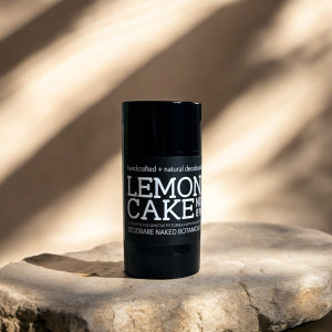 Smells like cake! Fresh, zesty Lemon essential oil and the sweetness of Bitter Almond combined with a unique blend of ingredients to naturally combat excess moisture and control odor while treating the sensitive underarm skin to lightweight, healing ingredients, and skin beneficial essential oils Smells like cake! Fresh, zesty Lemon essential oil and the sweetness of Bitter Almond combined with a unique blend of ingredients to naturally combat excess moisture and control odor while treating the sensitive underarm skin to lightweight, healing ingredients, and skin beneficial essential oils