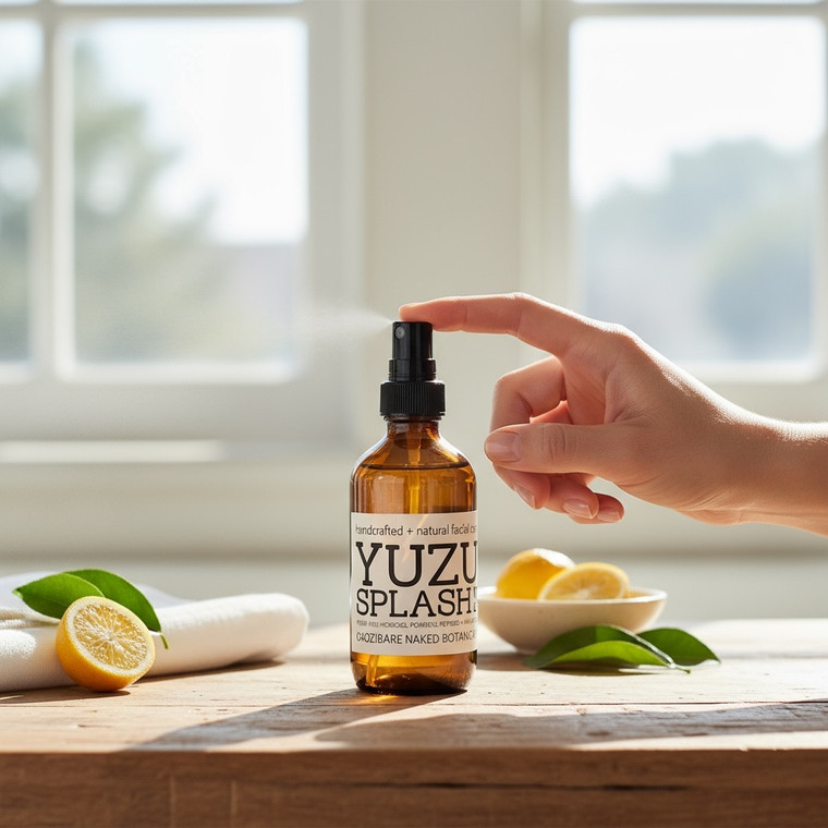 Known as the Japanese lemon, yuzu has grown in popularity due to its naturally refreshing fragrance and nutrient-rich qualities. Yuzu is related to lemon and pomelo fruits, and the yuzu fruit is vibrant in both color and flavor. Rich in Vitamin C, this antioxidant is a powerhouse for brightening the skin, fighting signs of aging, and even helping to combat dry skin. Additionally, this fresh facial toner includes hyaluronic acid and Reproage™ peptides, which assists in promoting epidermal self-renewal and cell reproduction. As we age, the cells in the basal layer of our skin slow down resulting in the signs of aging such as wrinkles, roughness, and lack of smoothness. Yep – this crisp, fruit spritzer has big power!