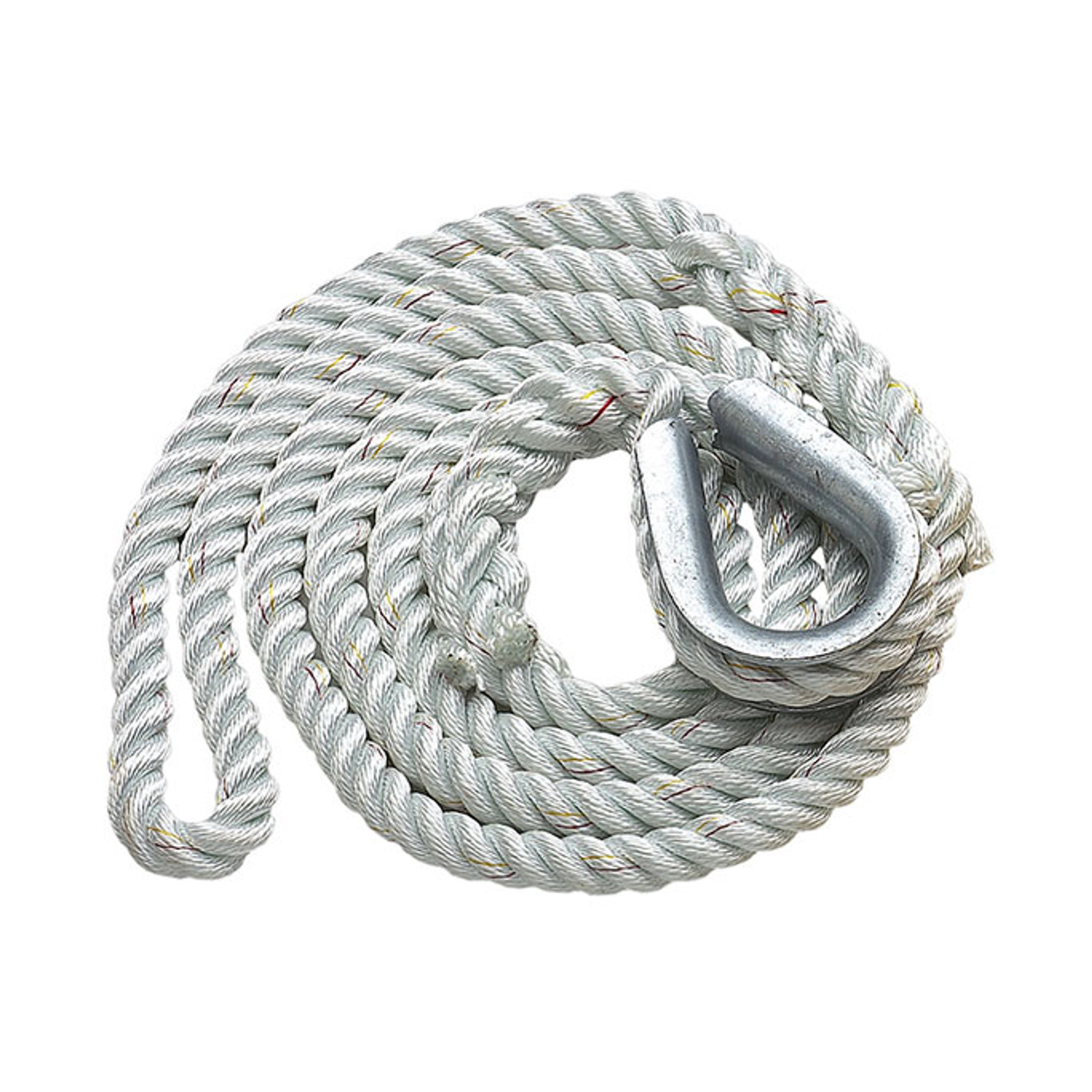 NEW Seachoice Boat Anchor Line Rope, 3-Strand Twisted, Nylon