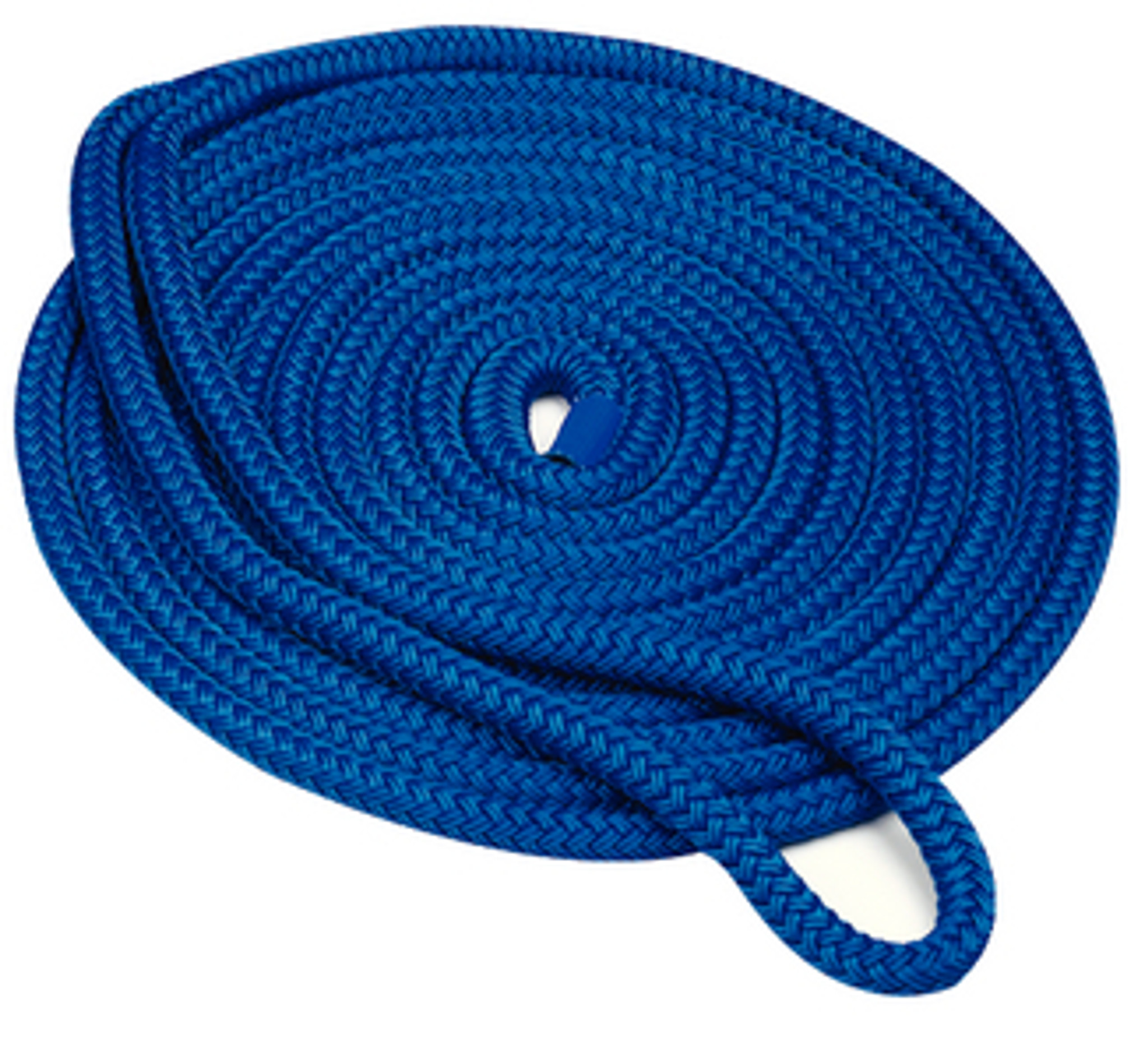 Seachoice Double Braid Dock Line Blue 3/4X25' - HarborWare