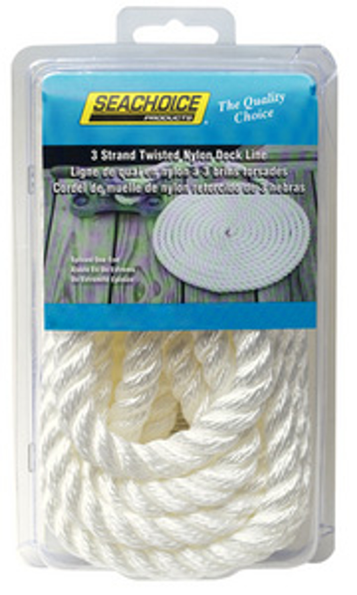 Seachoice 3-Strand Dock Line 3/8X20' - HarborWare