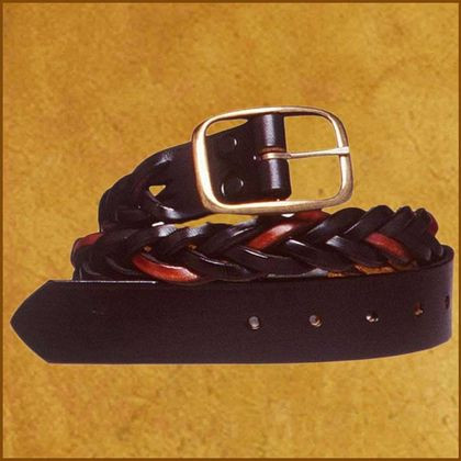 Mystery Braid Belt - Ace Leather Goods, Inc.