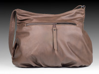 Distressed Brown Small Route #66 Hobo with Overlay