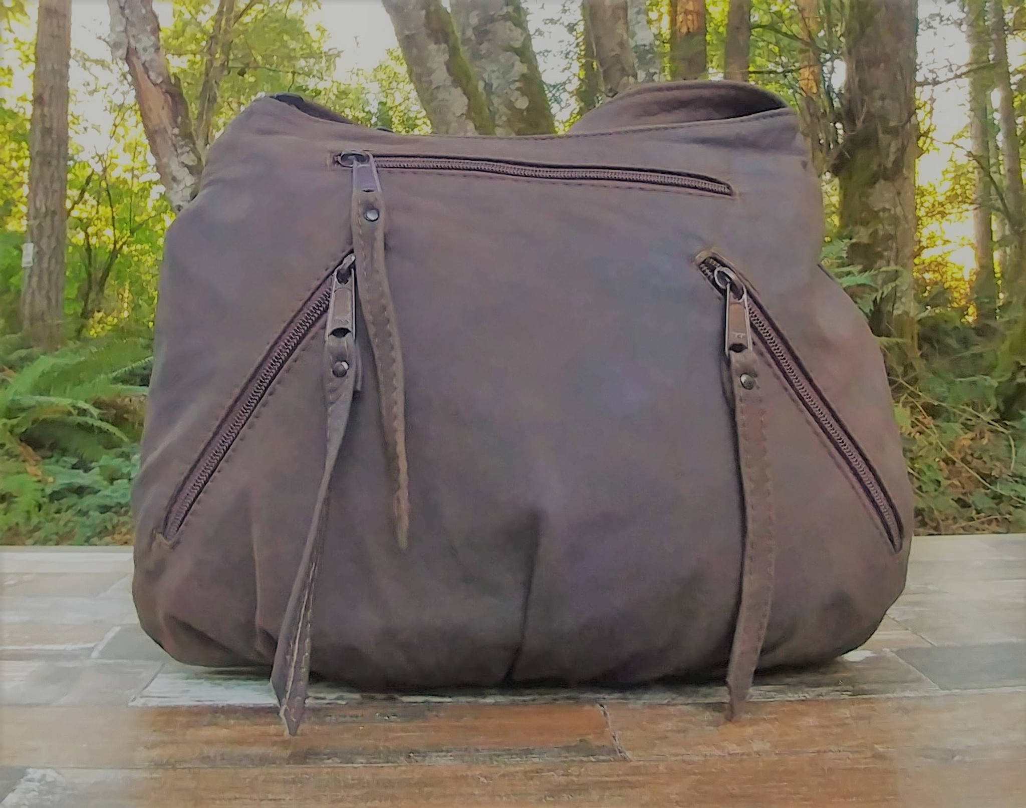 Hidden Pocket Hobo Bag - Ace Leather Goods, Inc.