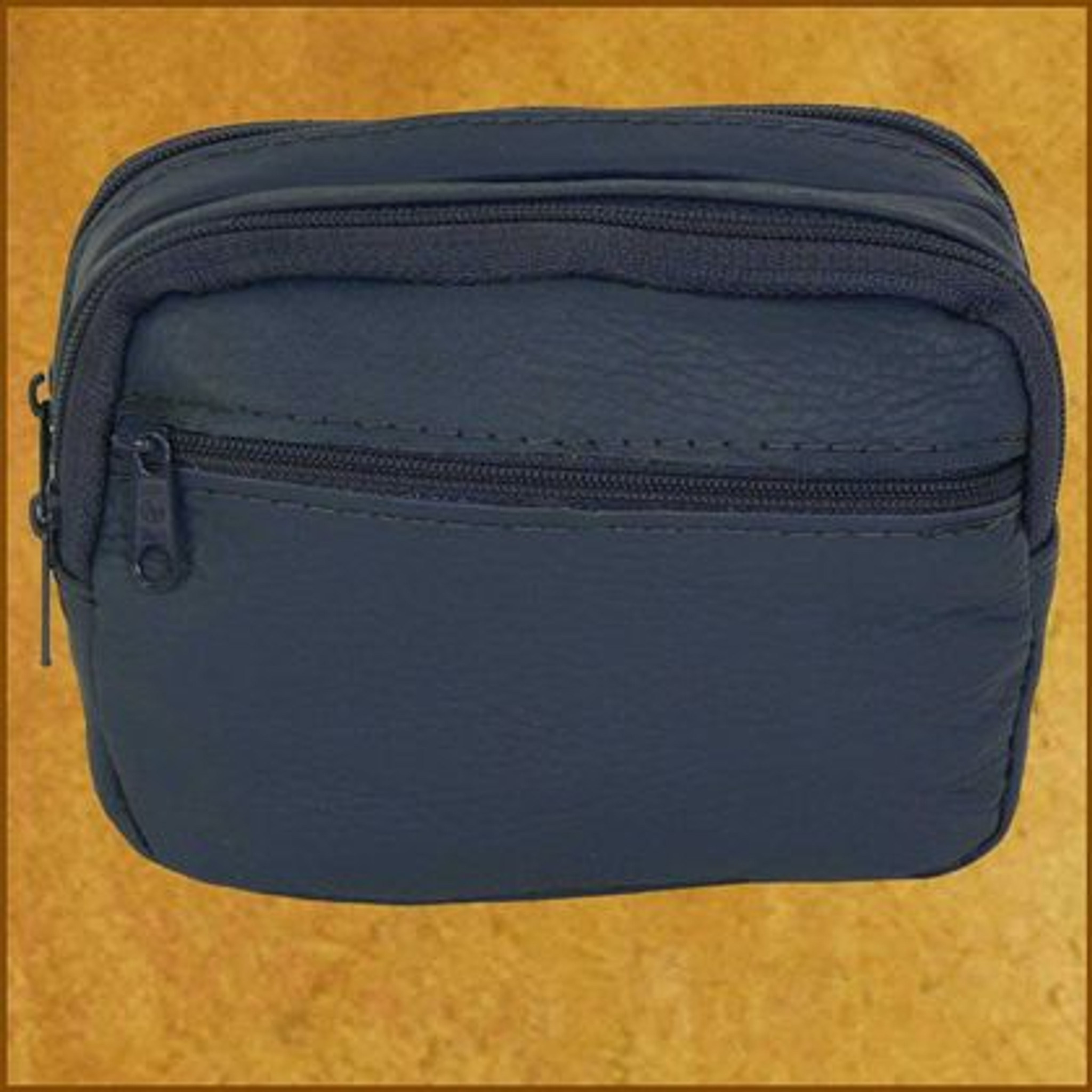 Clothing & Accessories :: Bags & Purses :: Pouches & Coin Purses :: Small  zipper pouch - dark blue stellar