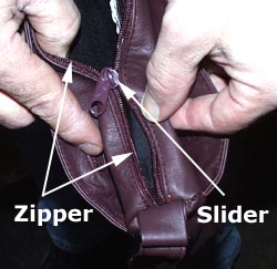 Fix Broken Zipper Puller, Zippers Sliders Bags