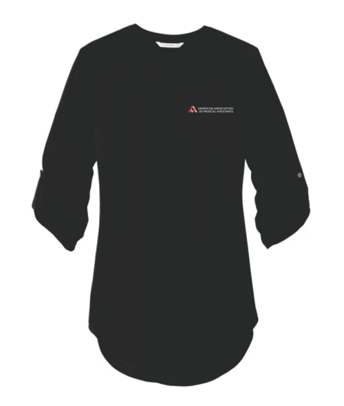 AAMA Port Authority ® Ladies 3/4-Sleeve Tunic Blouse