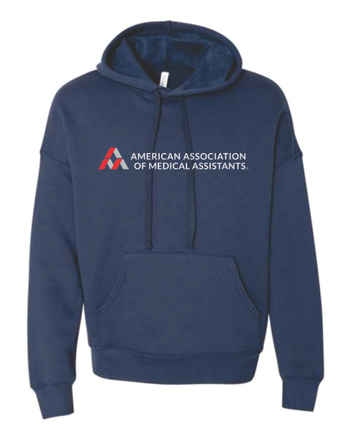 AAMA Unisex Sponge Fleece Drop Shoulder Hoodie Sweatshirt