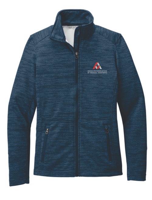 AAMA Port Authority® Women's Digi Stripe Fleece Jacket