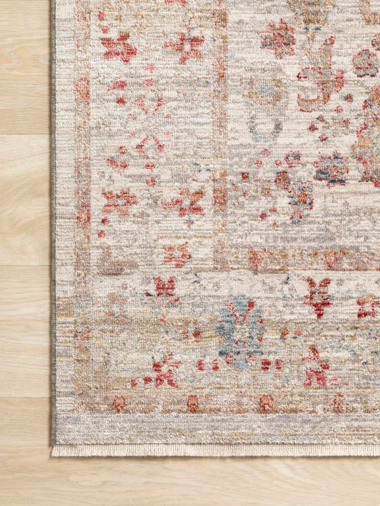 Loloi Claire CLE-05 Ivory/Multi Area Rug Corner