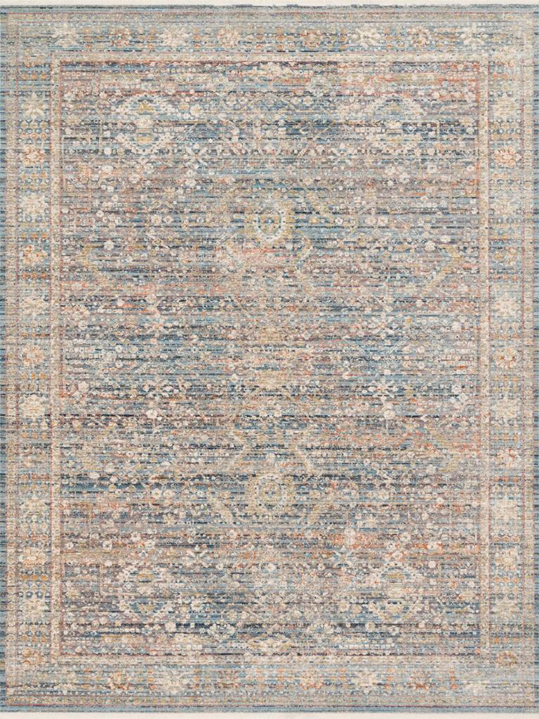 Loloi Claire CLE-06 Blue/Sunset Area Rug