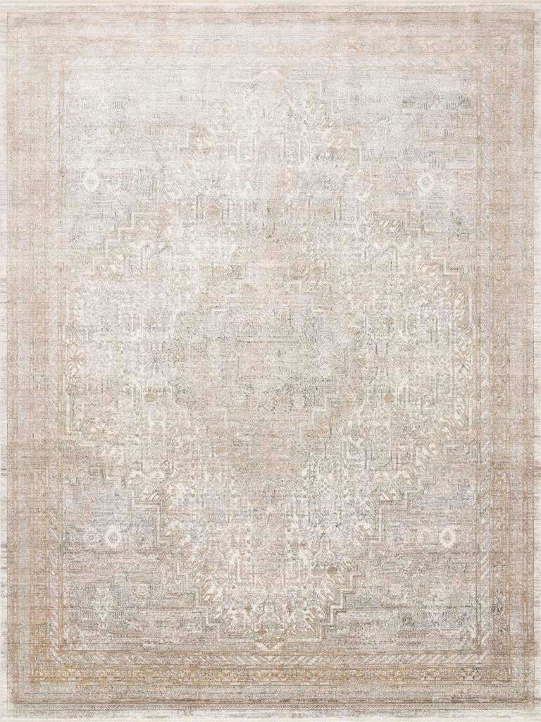 Loloi Gemma GEM-01 Sand/Ivory Area Rug - Carpet & Tile Mart