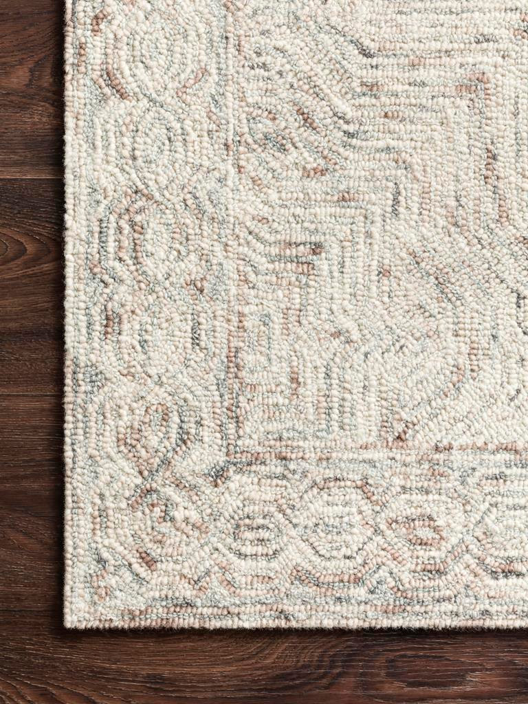 Loloi II Ziva ZV-01 Neutral Area Rug Corner