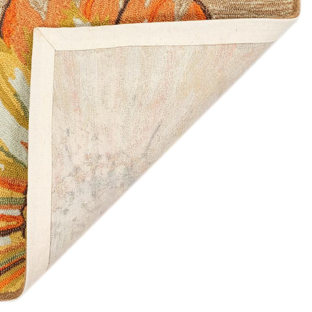 Liora Manne Frontporch 1417-09 Sunflower Yellow Area Rug Backing