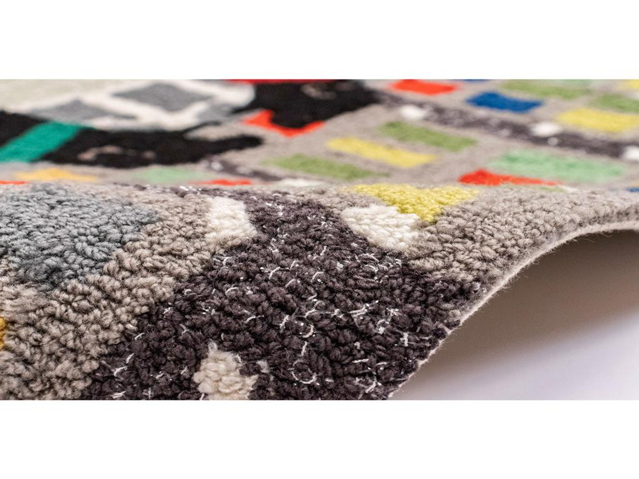 Liora Manne Frontporch 1526-44 Holiday Ice Dogs Multi Area Rug Texture