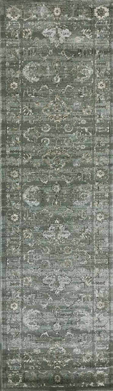 Radici Colosseo 3562 Green Runner Area Rug