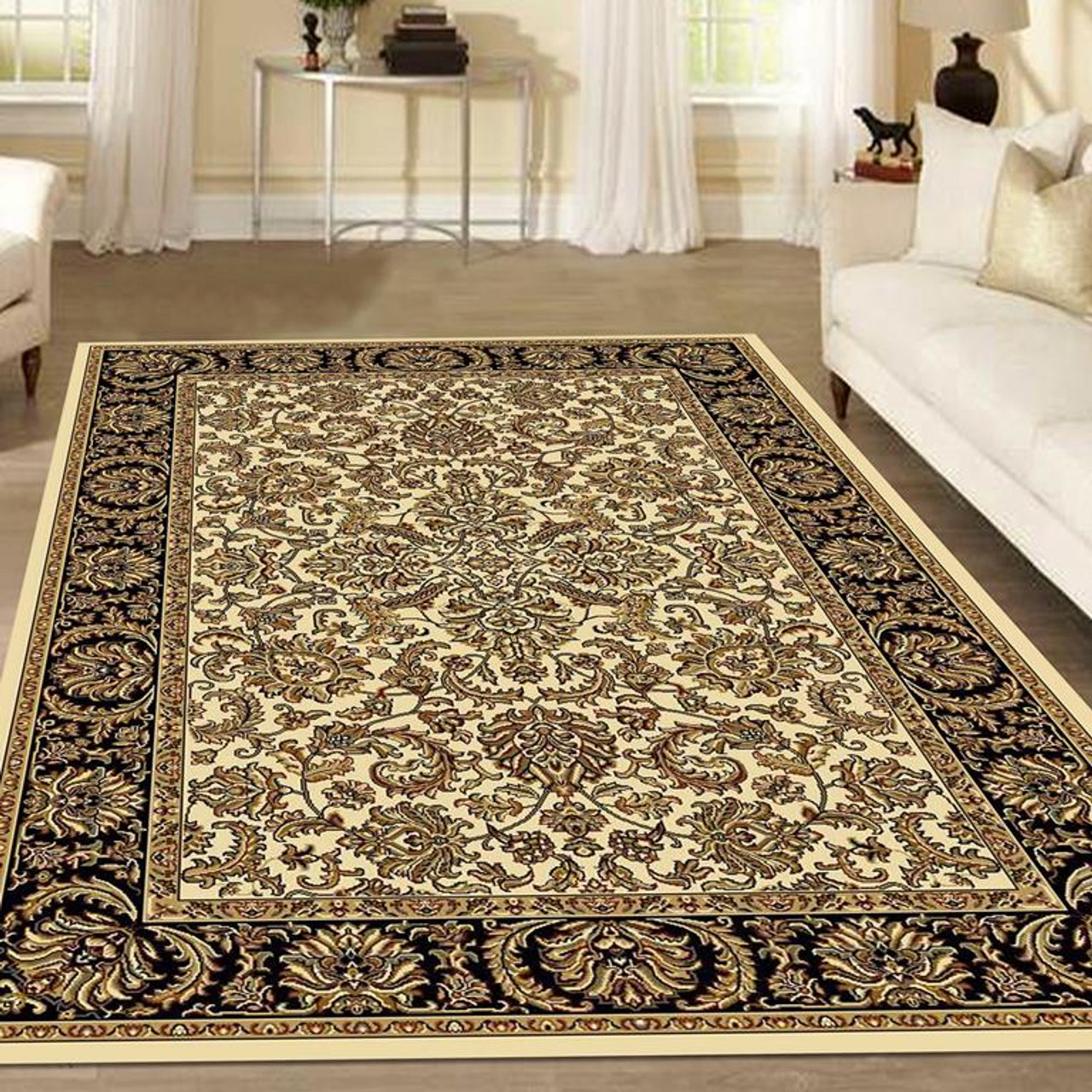 Radici Noble 1305 Ivory Area Rug Room Scene