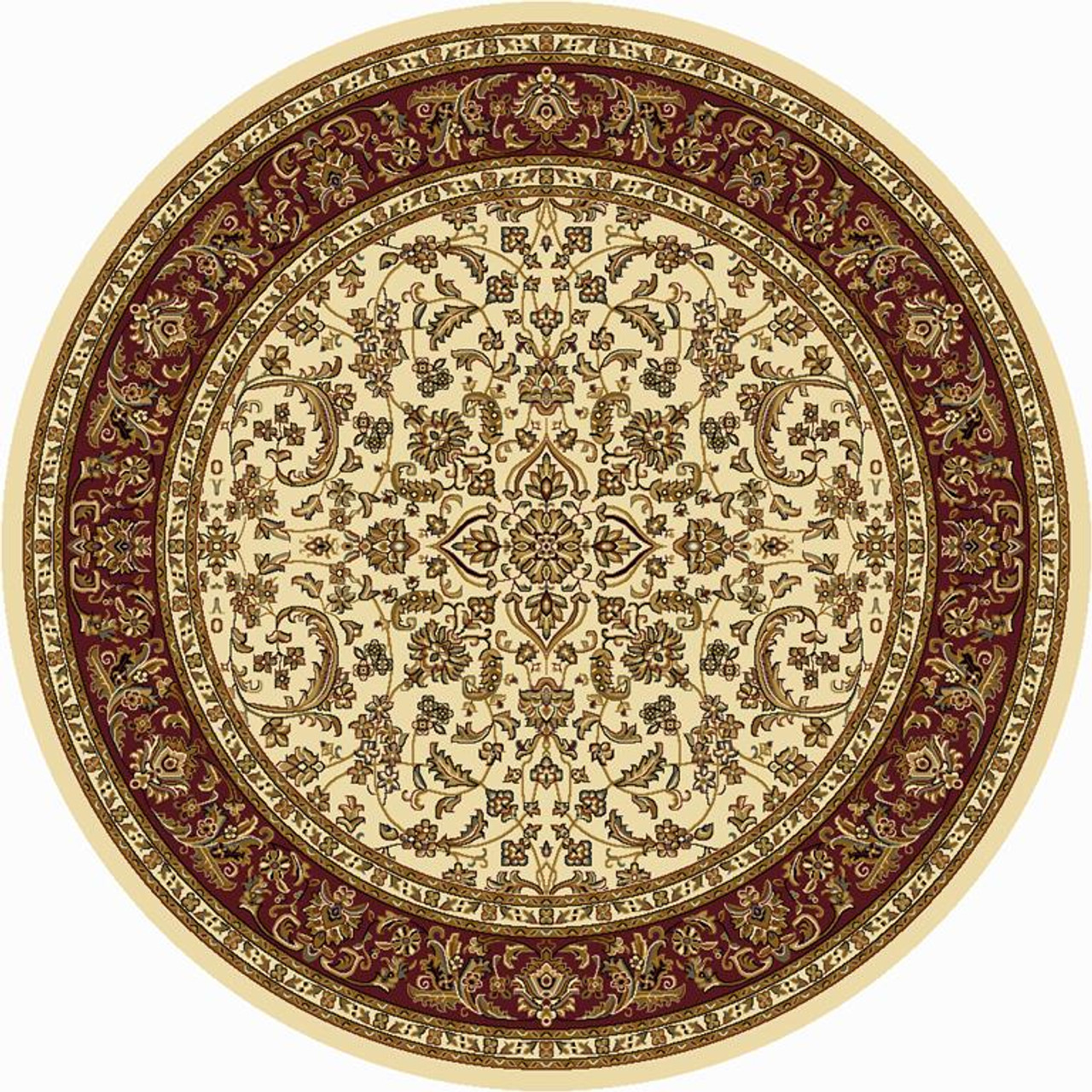 Radici Noble 1318 Ivory Round Area Rug