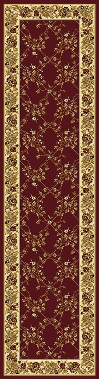 Radici Noble 1427 Burgundy Runner Area Rug