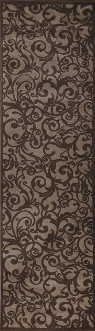 Radici Pisa 1845 Brown Runner Area Rug