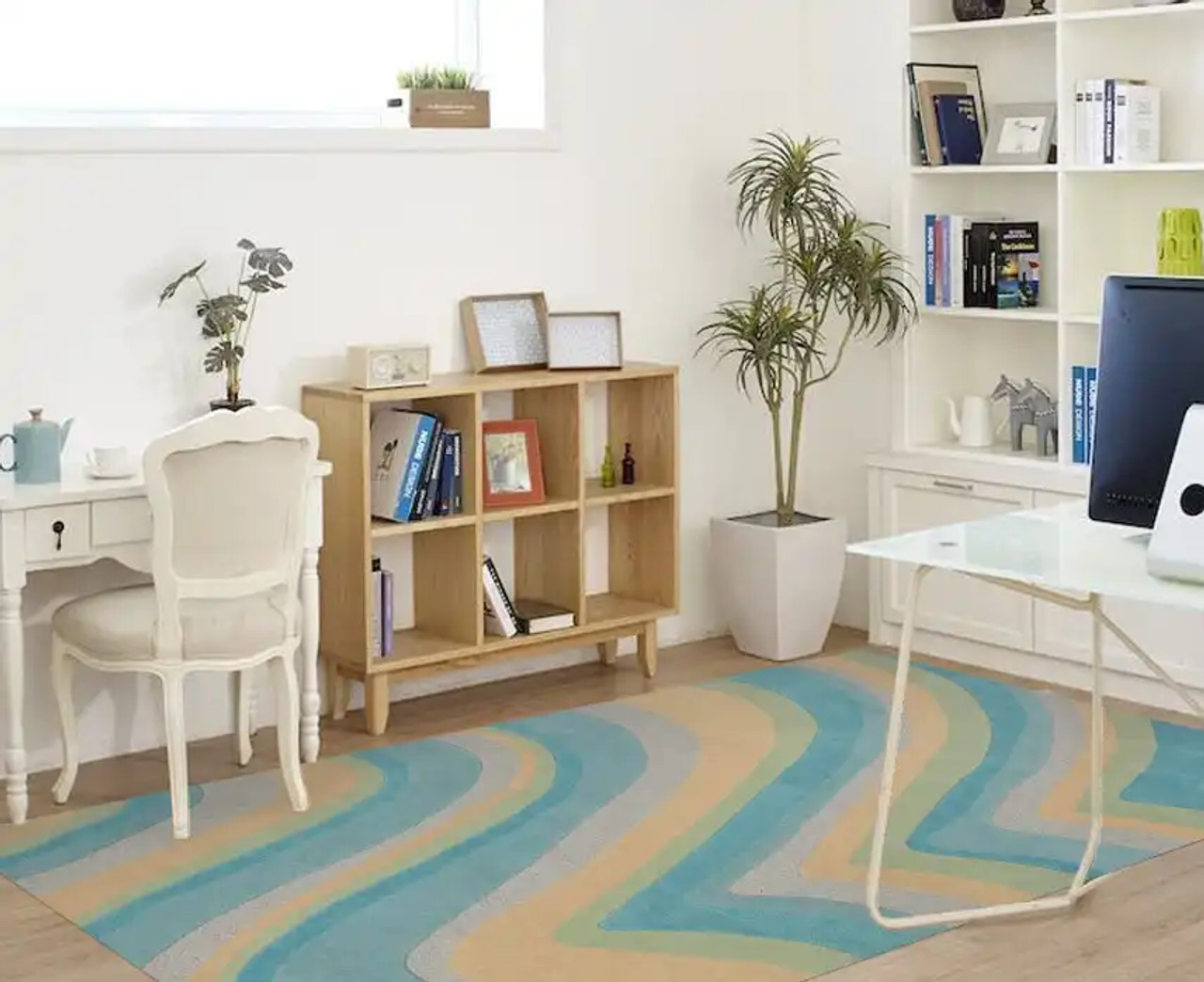 Kas Eternity 1059 Ocean Vibes Area Rug Room Scene