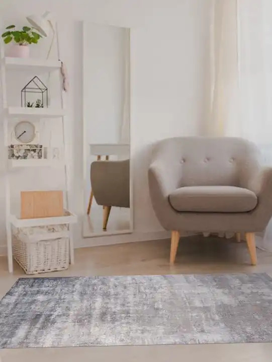 Kas Indulge 0801 Slate Pulse Area Rug Room Scene