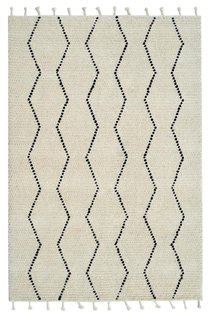 Dynamic Rugs Celestial 6950-190 Ivory/Black Area Rug