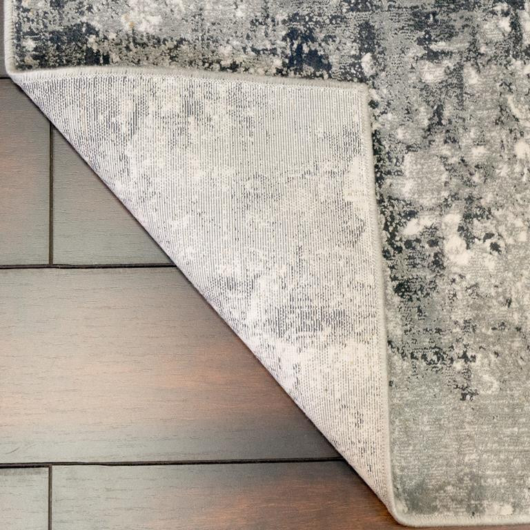 Dynamic Rugs Magnus 2513-950 Grey/Blue Area Rug Backing