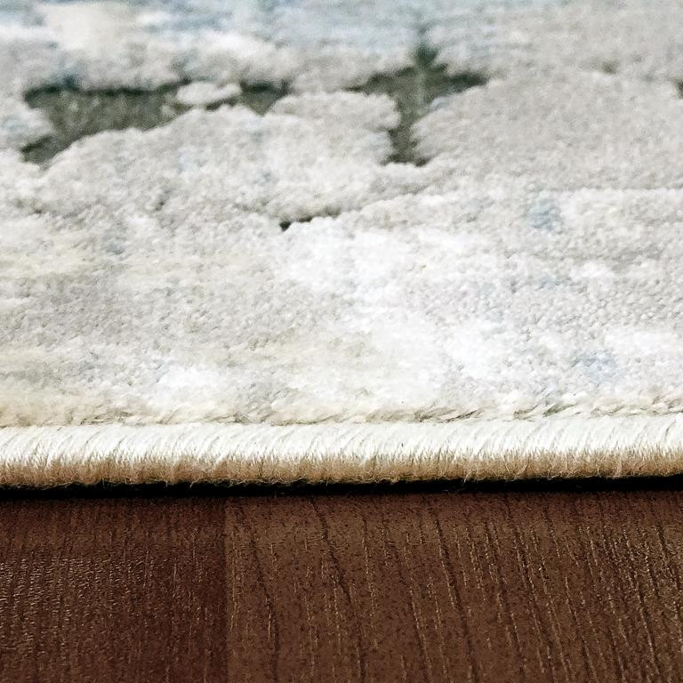 Dynamic Rugs Scout 1681-150 Ivory/Blue Area Rug Pile Edge