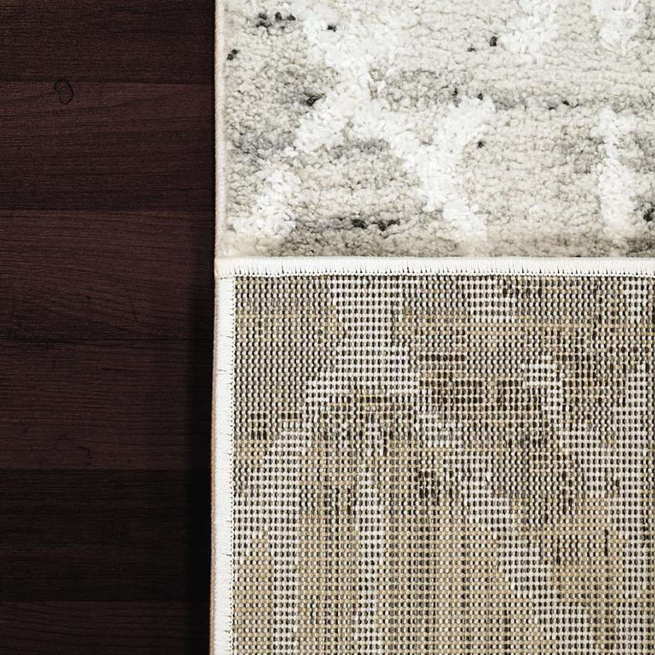 Dynamic Rugs Troya 4604-910 Grey/Ivory Area Rug Backing