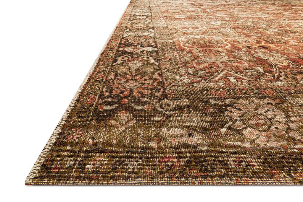 Loloi Sebastian SEB-01 Rust/Tobacco Area Rug Angle