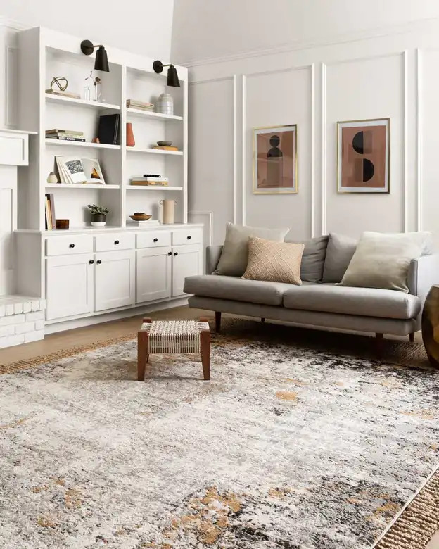 Loloi II Alchemy ALC-02 Granite/Gold Area Rug - Carpetmart.com