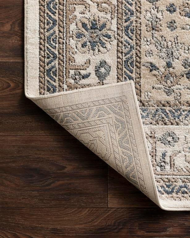 Loloi II Teagan TEA-02 Oatmeal/Ivory Area Rug Backing