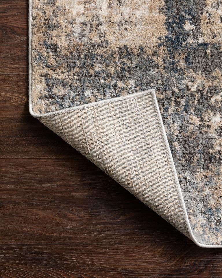 Loloi II Teagan TEA-08 Ivory/Mist Area Rug Backing