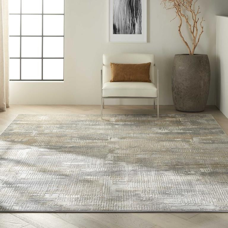 Calvin Klein Rush CK951 Grey/Beige Rug - Carpet & Tile Mart