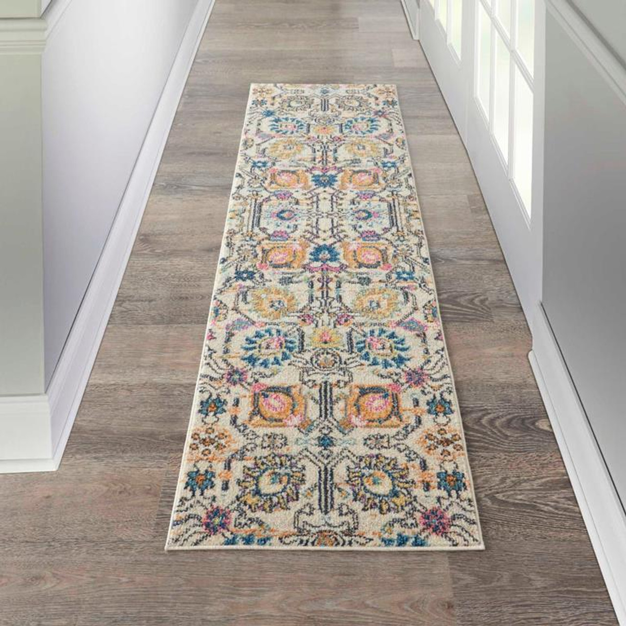 Nourison Passion PSN01 Ivory/Multi Area Rug Room Scene