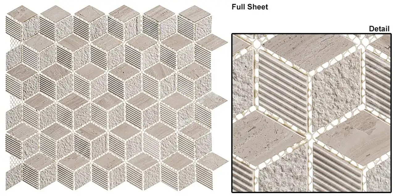 ARS82 Arctic Frozen Lake Mosaic Tile Product Image ARS82 Arctic Frozen Lake Mosaic Tile Product Image