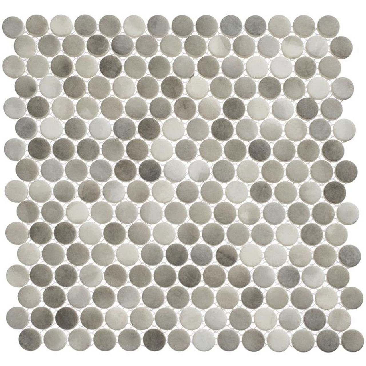 PLK64 Polka Dots Enlightened Sky Mosaic Tile Product Image