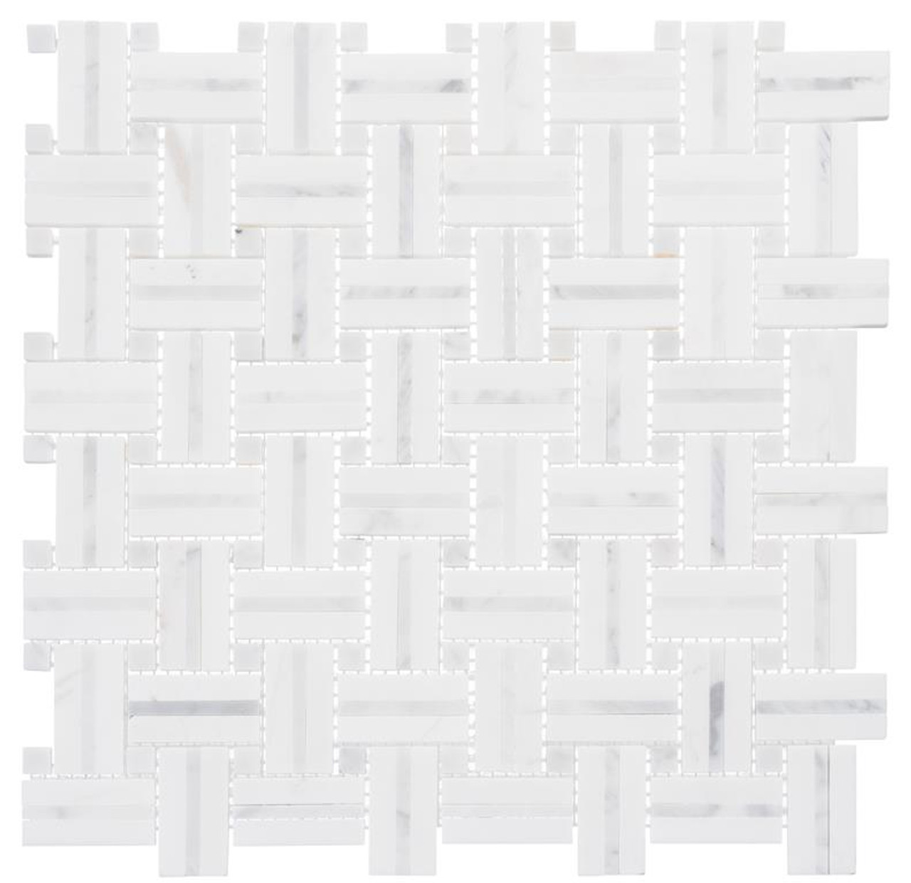 UTW472 Ultra Weave Lace Lining Mosaic Tile Product Image