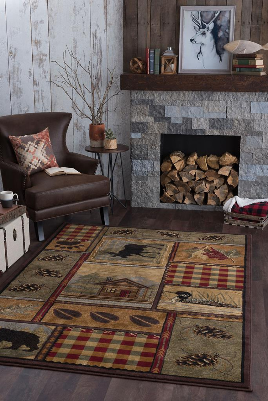 Americana 6548 Multi Area Rug Room Scene Americana 6548 Multi Area Rug Room Scene