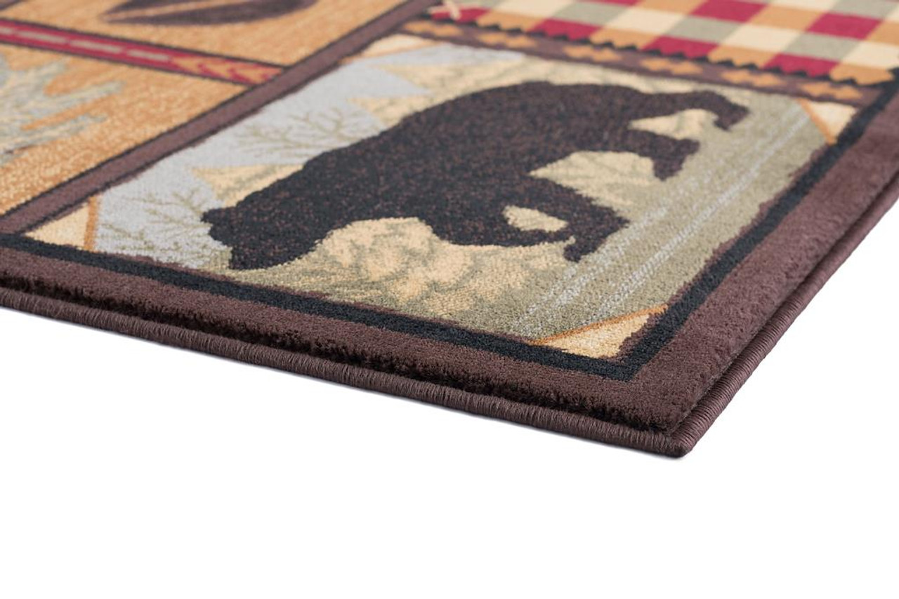 Americana 6548 Multi Area Rug Corner Americana 6548 Multi Area Rug Corner