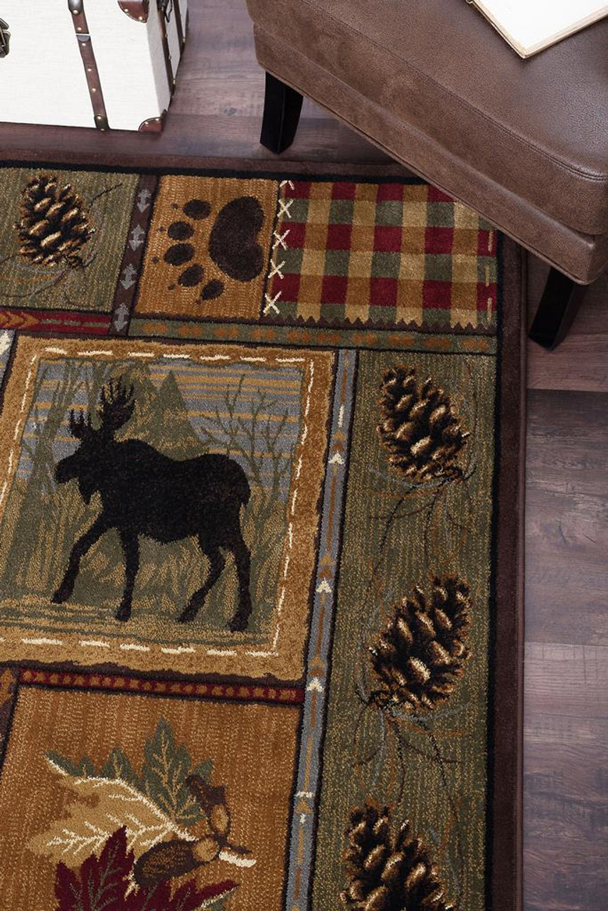 Americana 6548 Multi Area Rug Corner 2 Americana 6548 Multi Area Rug Corner 2