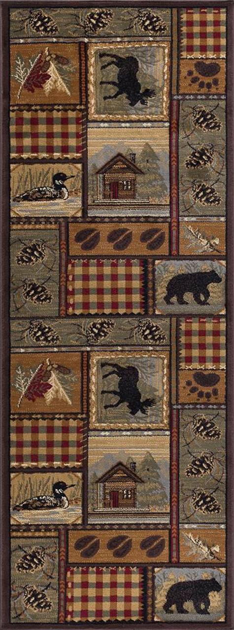 Americana 6548 Multi Runner Area Rug Americana 6548 Multi Runner Area Rug